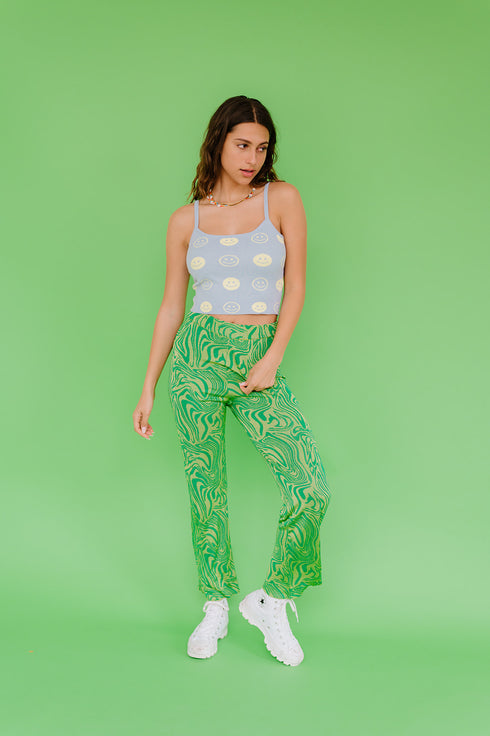 Good Days Smiley Tank // Blue